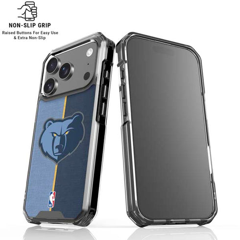NBA Memphis Grizzlies Canvas iPhone 18 Pro Clear Case