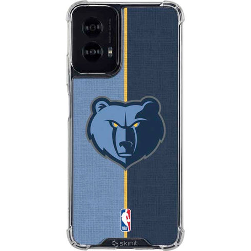 NBA Memphis Grizzlies Canvas Moto G Power 5G (2024) Clear Case
