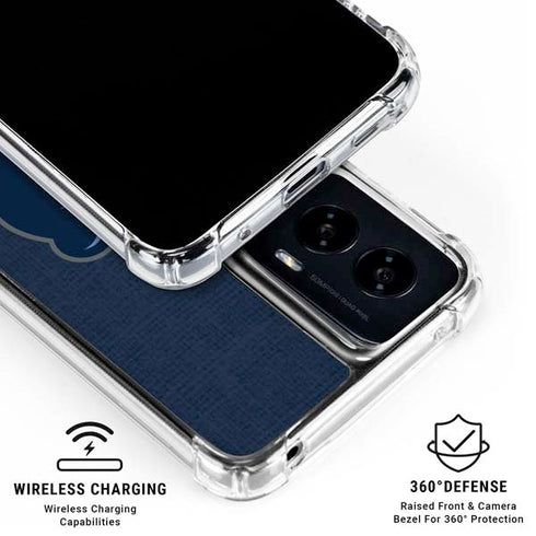 NBA Memphis Grizzlies Canvas Moto G Power 5G (2024) Clear Case