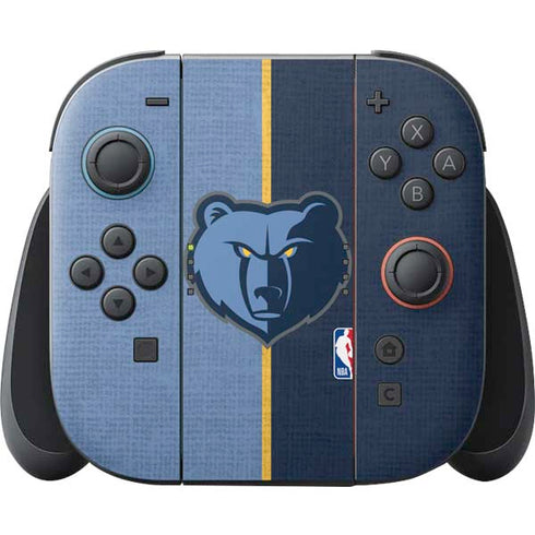 NBA Memphis Grizzlies Canvas Nintendo Skins