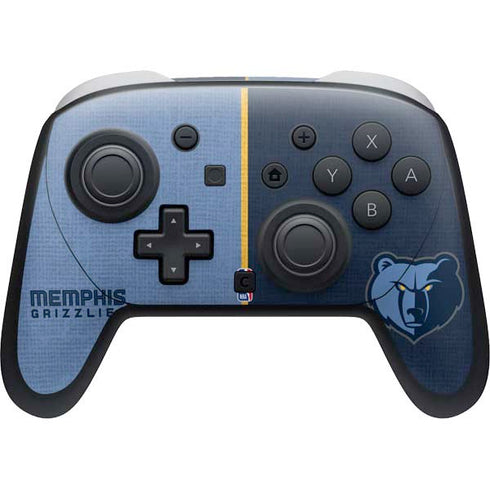 NBA Memphis Grizzlies Canvas Nintendo Switch 2 (2025) Pro Controller Skin