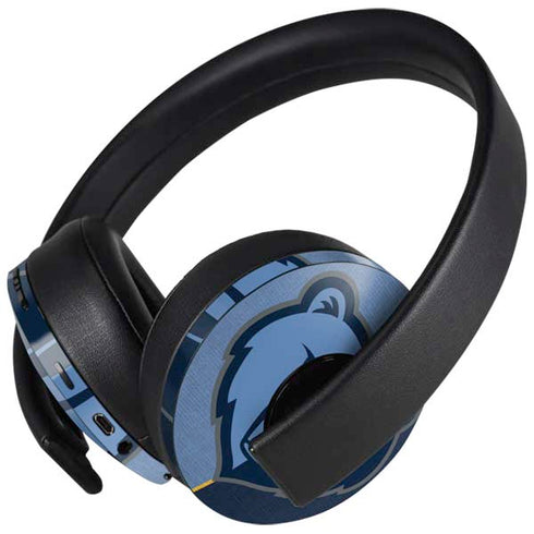 NBA Memphis Grizzlies Canvas PlayStation 4 Gold Wireless Headset Skin
