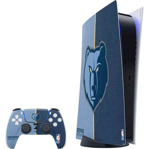 NBA Memphis Grizzlies Canvas PlayStation PS5 Skins