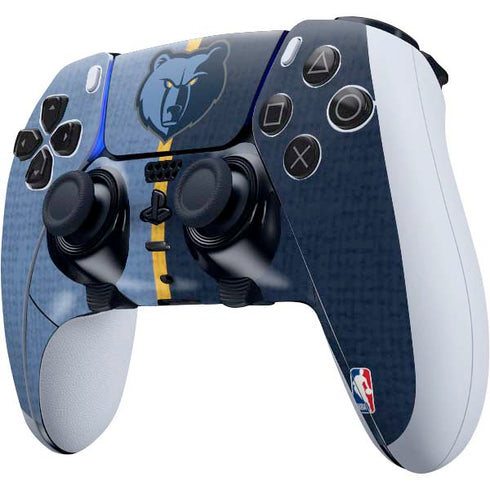 NBA Memphis Grizzlies Canvas PS5 DualSense Edge Pro Controller Skin