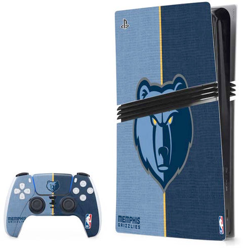 NBA Memphis Grizzlies Canvas PlayStation PS5 Skins