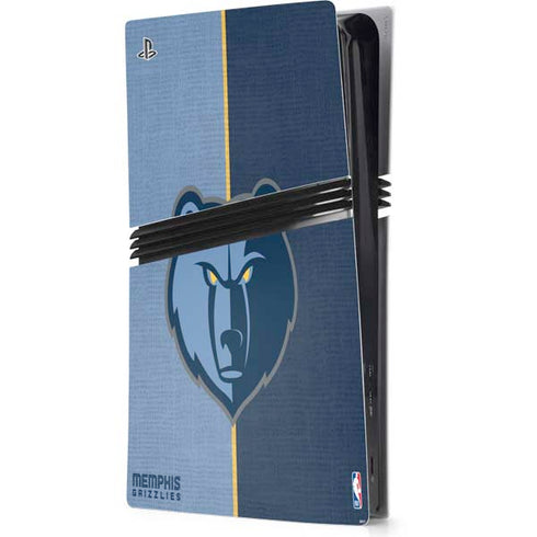 NBA Memphis Grizzlies Canvas PS5 Pro Console Skin