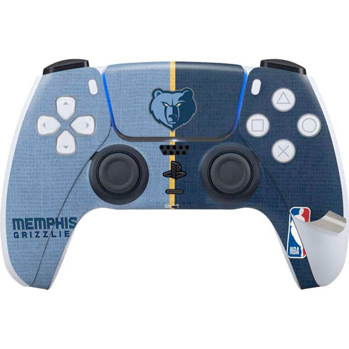 NBA Memphis Grizzlies Canvas PS5 Pro Disk Bundle Skin