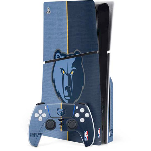 NBA Memphis Grizzlies Canvas PlayStation PS5 Skins