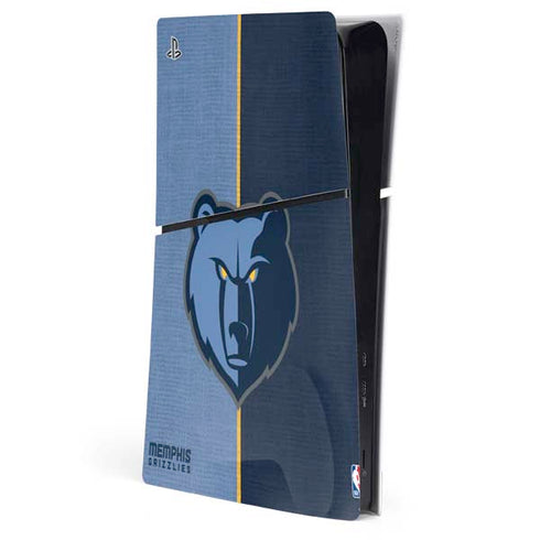 NBA Memphis Grizzlies Canvas PS5 Slim Digital Edition Console Skin