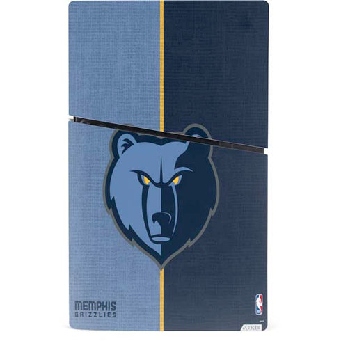 NBA Memphis Grizzlies Canvas PS5 Slim Digital Edition Console Skin