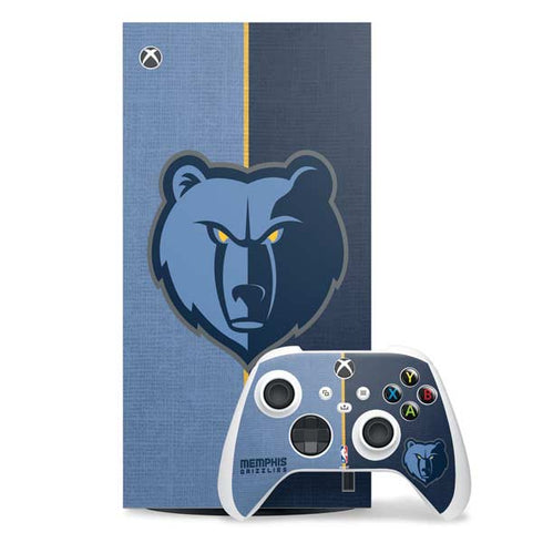 NBA Memphis Grizzlies Canvas Xbox Series X Skins