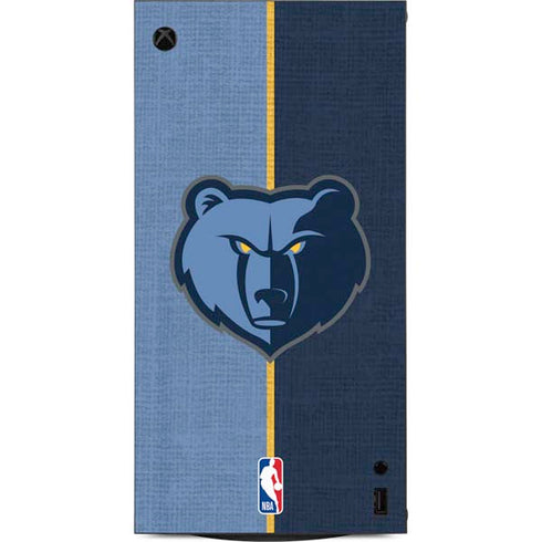 NBA Memphis Grizzlies Canvas XBox Series X Digital Edition Console Skin