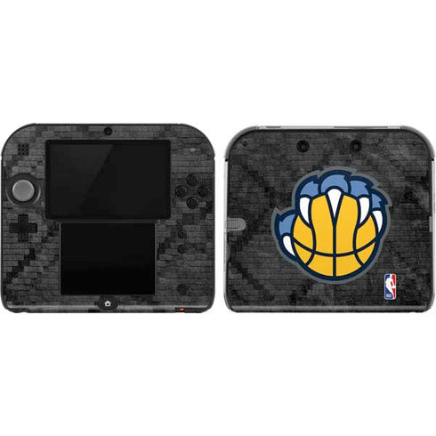 NBA Memphis Grizzlies Dark Rust Nintendo Skins