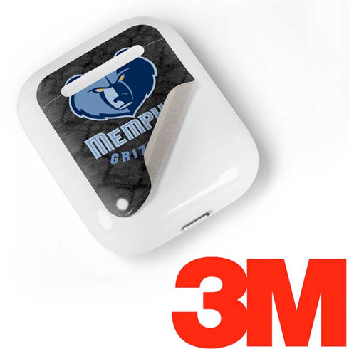 NBA Memphis Grizzlies Dark Rust Apple AirPods Skin