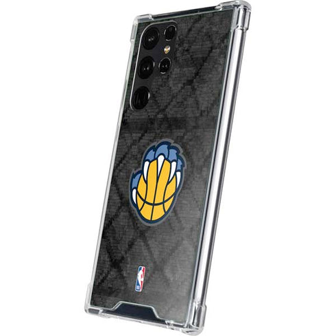 NBA Memphis Grizzlies Dark Rust Galaxy S23 Ultra Clear Case