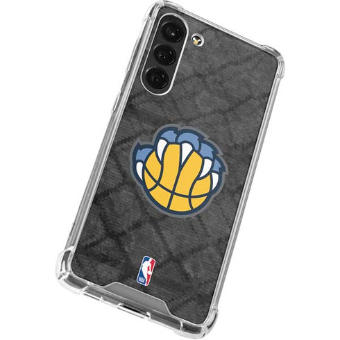 NBA Memphis Grizzlies Dark Rust Galaxy S24 FE Clear Case