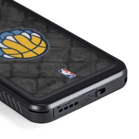 NBA Memphis Grizzlies Dark Rust Galaxy S24 Plus Waterproof Case