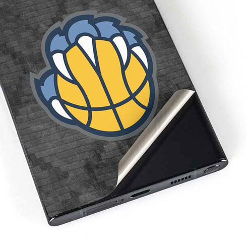 NBA Memphis Grizzlies Dark Rust Galaxy S24 Ultra Skin