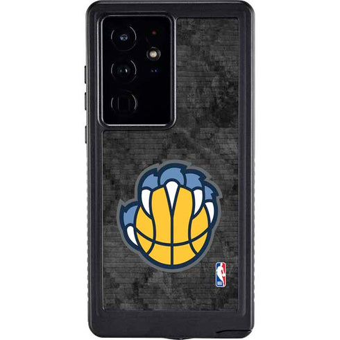 NBA Memphis Grizzlies Dark Rust Galaxy S24 Ultra Waterproof Case