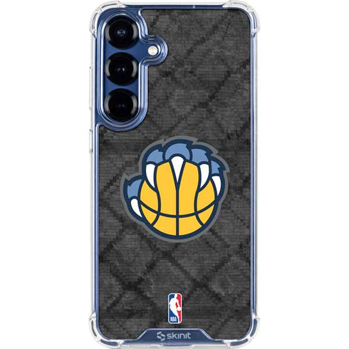 NBA Memphis Grizzlies Dark Rust Galaxy S25 Plus Clear Case
