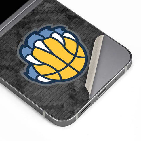NBA Memphis Grizzlies Dark Rust Galaxy Z Flip6 Skin