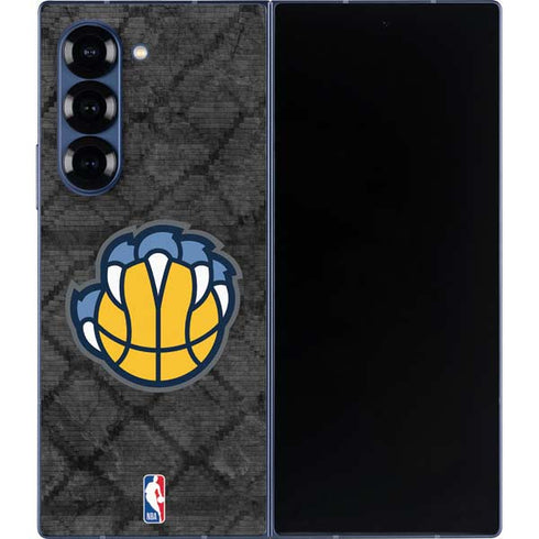 NBA Memphis Grizzlies Dark Rust Galaxy Z Fold6 Skin