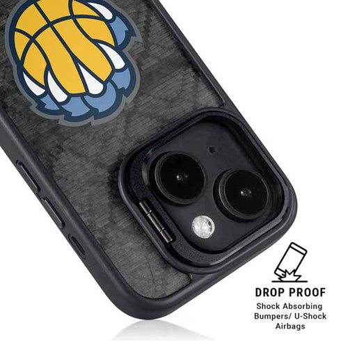 NBA Memphis Grizzlies Dark Rust iPhone 14 Kickstand Case