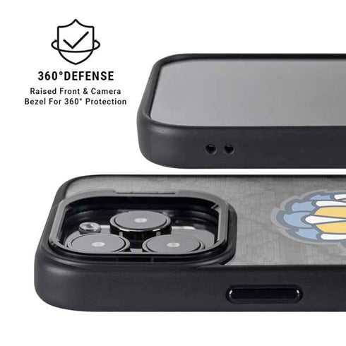 NBA Memphis Grizzlies Dark Rust iPhone 14 Pro Max Kickstand Case
