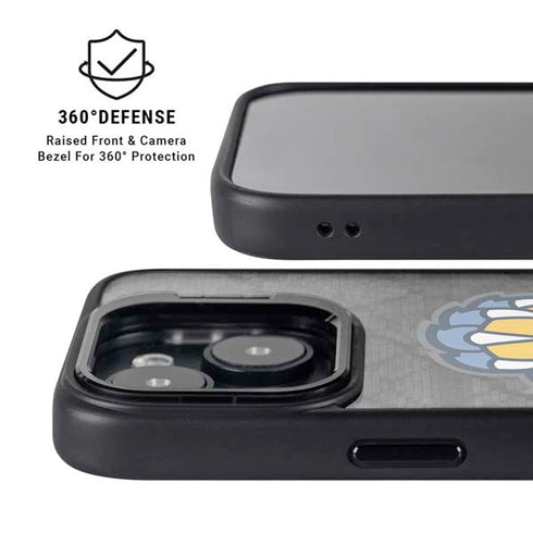 NBA Memphis Grizzlies Dark Rust iPhone 15 Kickstand Case