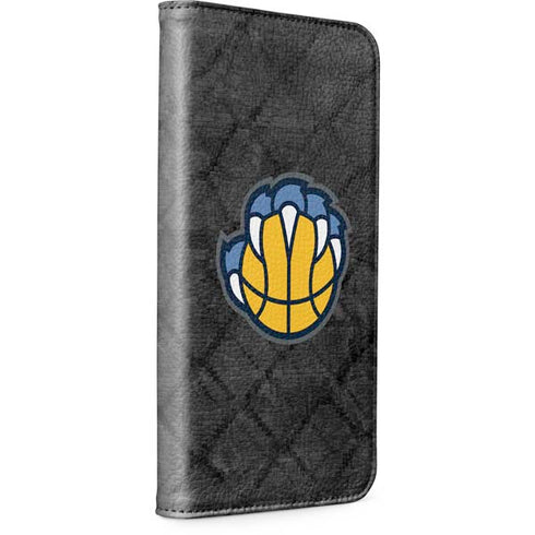 NBA Memphis Grizzlies Dark Rust iPhone 15 Pro Max Folio Case