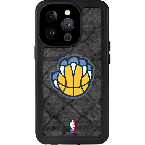 NBA Memphis Grizzlies Dark Rust iPhone 15 Pro Waterproof Case