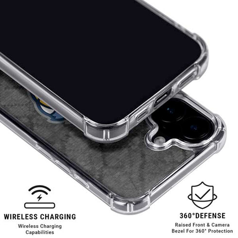 NBA Memphis Grizzlies Dark Rust iPhone 16 MagSafe Case