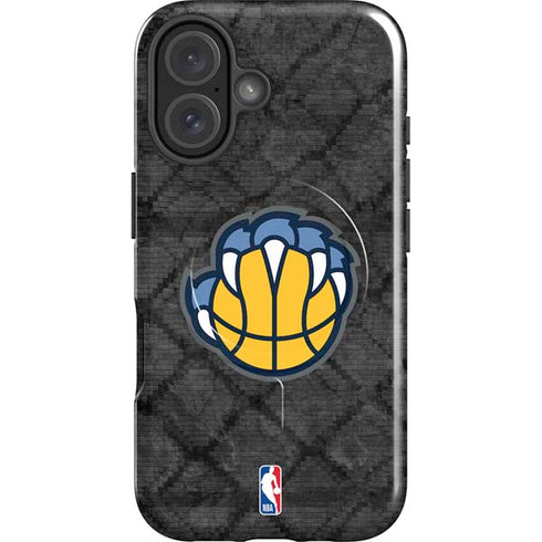 NBA Memphis Grizzlies Dark Rust iPhone 16 Magsafe Impact Case