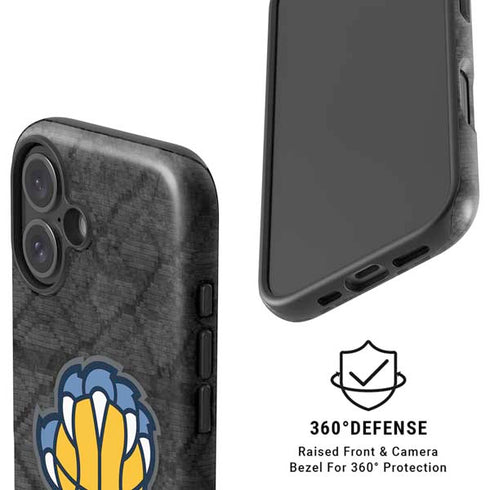 NBA Memphis Grizzlies Dark Rust iPhone 16 Magsafe Impact Case