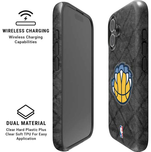 NBA Memphis Grizzlies Dark Rust iPhone 16 Plus Magsafe Impact Case