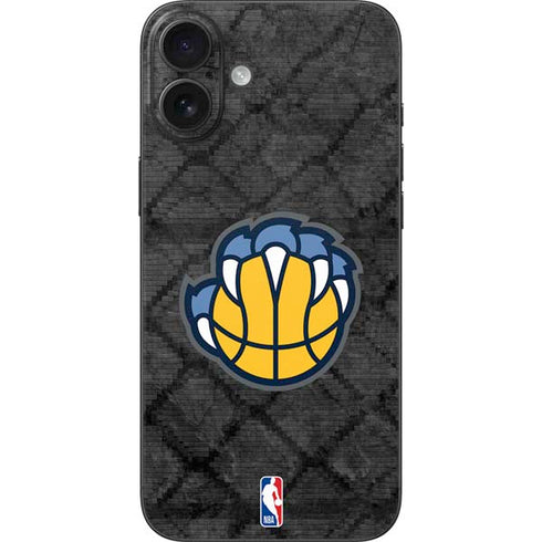 NBA Memphis Grizzlies Dark Rust iPhone 16 Plus Skin