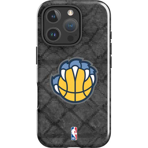 NBA Memphis Grizzlies Dark Rust iPhone 16 Pro Impact Case