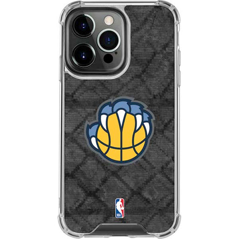 NBA Memphis Grizzlies Dark Rust iPhone 16 Pro Max Clear Case