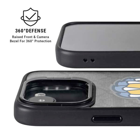 NBA Memphis Grizzlies Dark Rust iPhone 16e Kickstand Case
