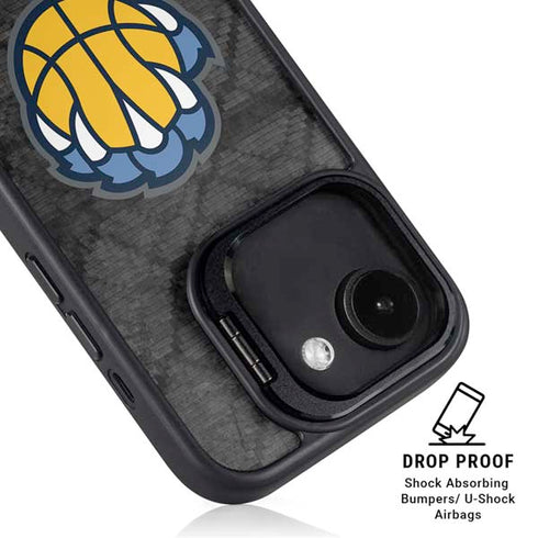 NBA Memphis Grizzlies Dark Rust iPhone 16e Kickstand Case
