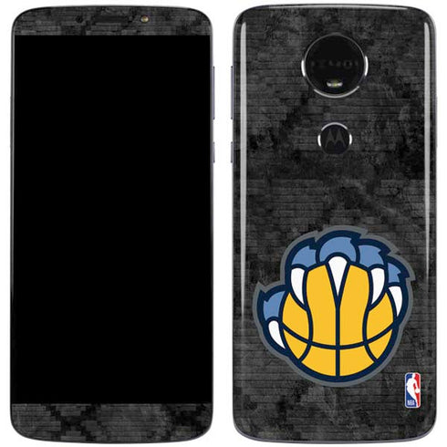 NBA Memphis Grizzlies Dark Rust Moto E5 Plus Skin
