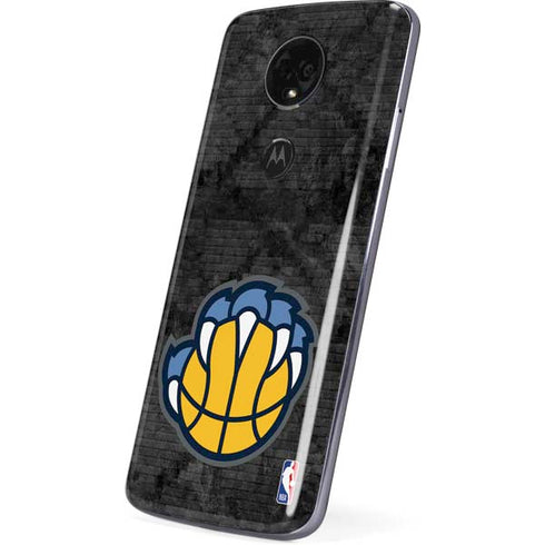 NBA Memphis Grizzlies Dark Rust Moto E5 Plus Skin