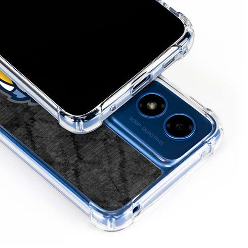 NBA Memphis Grizzlies Dark Rust Moto G 5G (2024) Clear Case