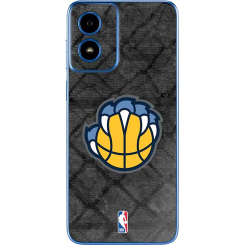 NBA Memphis Grizzlies Dark Rust Moto G Play 4G (2024) Skin