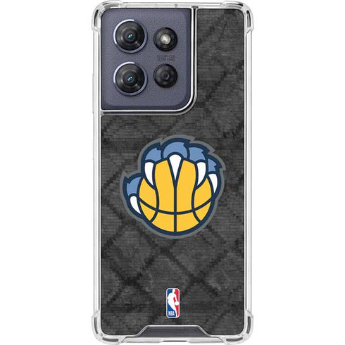 NBA Memphis Grizzlies Dark Rust Moto G Play 5G (2025) Clear Case