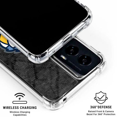 NBA Memphis Grizzlies Dark Rust Moto G Power 5G (2024) Clear Case