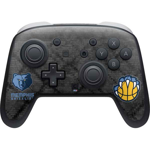 NBA Memphis Grizzlies Dark Rust Nintendo Skins
