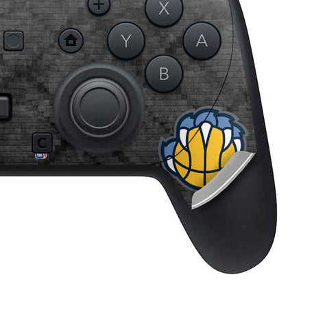 NBA Memphis Grizzlies Dark Rust Nintendo Switch 2 (2025) Pro Controller Skin