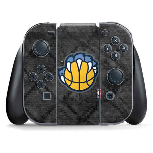 NBA Memphis Grizzlies Dark Rust Nintendo Switch (2017-2021) Joy-Con Controller Skin
