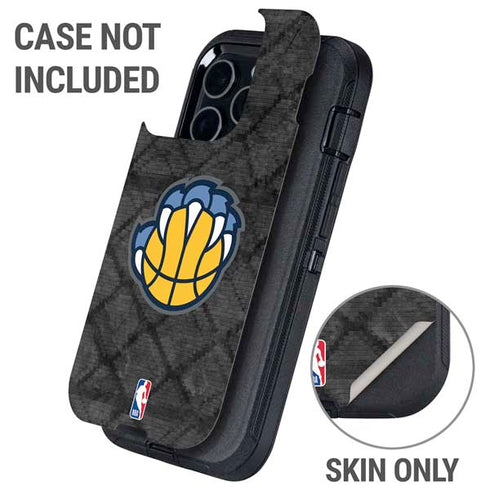 NBA Memphis Grizzlies Dark Rust Otterbox Defender iPhone Skin